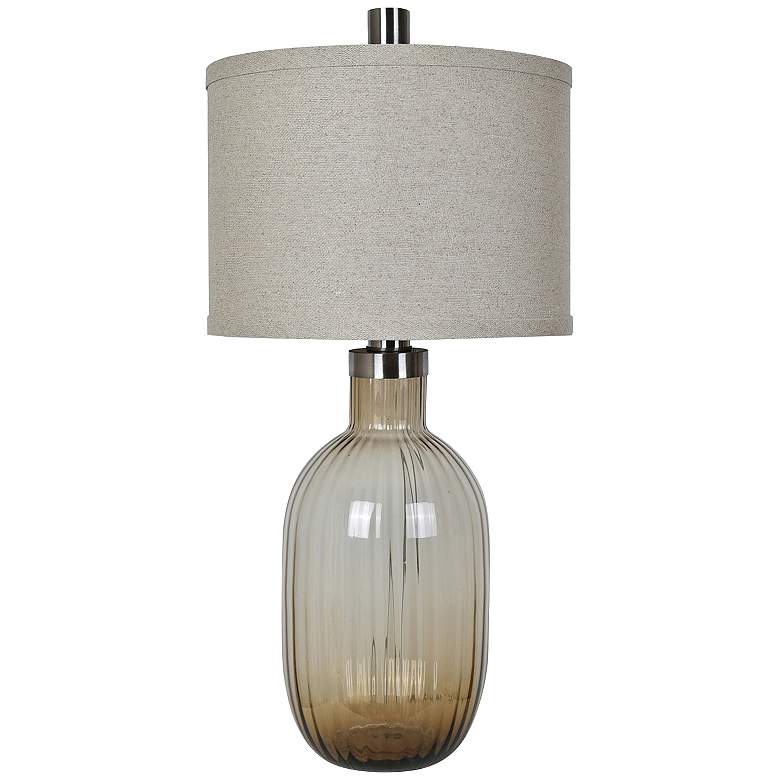 Image 1 Crestview Collection Oliver Toasted Glass Table Lamp