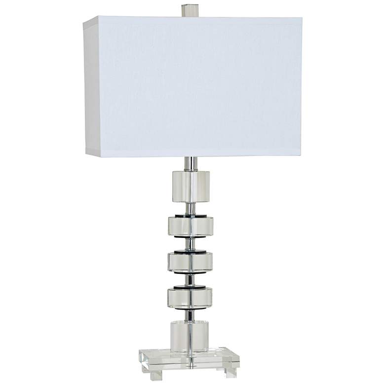 Image 1 Crestview Collection Olivia Clear Crystal Table Lamp
