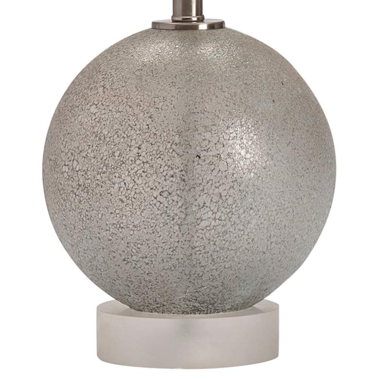 Image 5 Crestview Collection Omni I Metallic Creamy Gray Glass Table Lamp more views