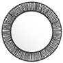 Crestview Collection Onyx Jute Wall Mirror