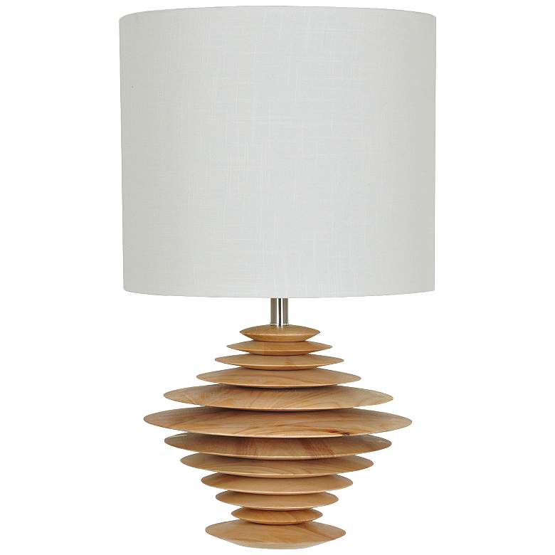 Image 1 Crestview Collection Orley Wood Table Lamp