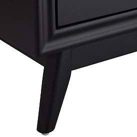 Image5 of Crestview Collection Oslo 32"W Black 3-Drawer Accent Chest more views