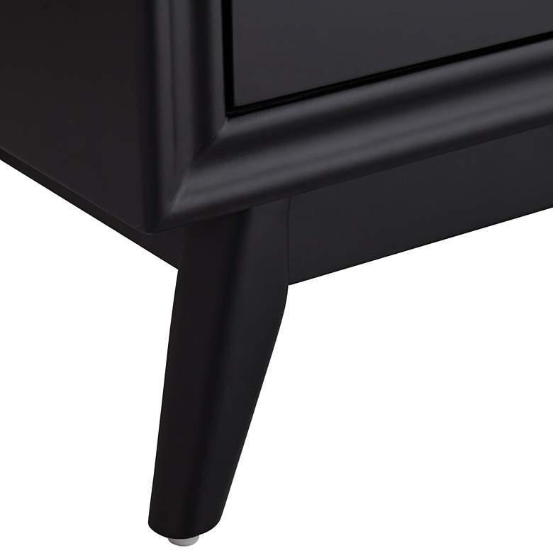 Image 5 Crestview Collection Oslo 32"W Black 3-Drawer Accent Chest more views