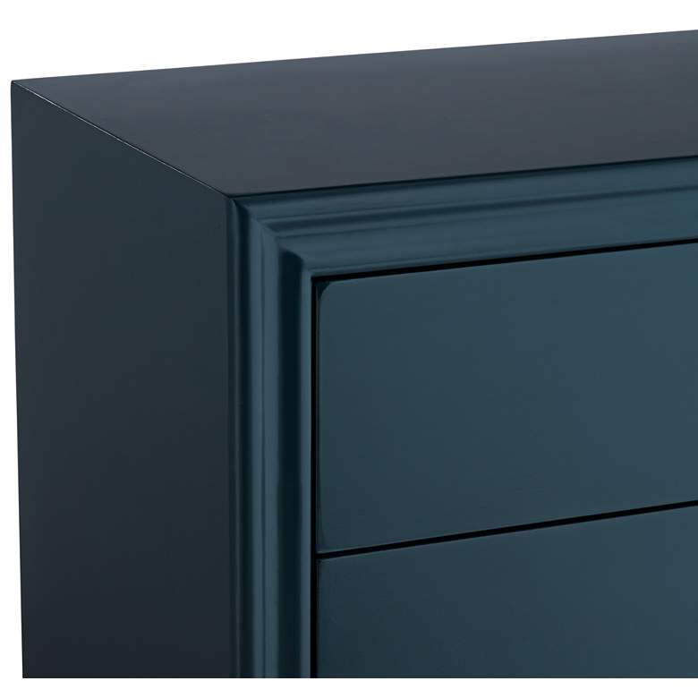 Image 3 Crestview Collection Oslo 32"W Blue 3-Drawer Accent Chest more views