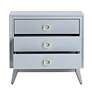 3_Crestview Collection Oslo 32"W Gray 3-Drawer Accent Chest more views