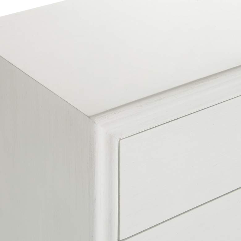 Image 3 Crestview Collection Oslo 32"W White 3-Drawer Accent Chest more views