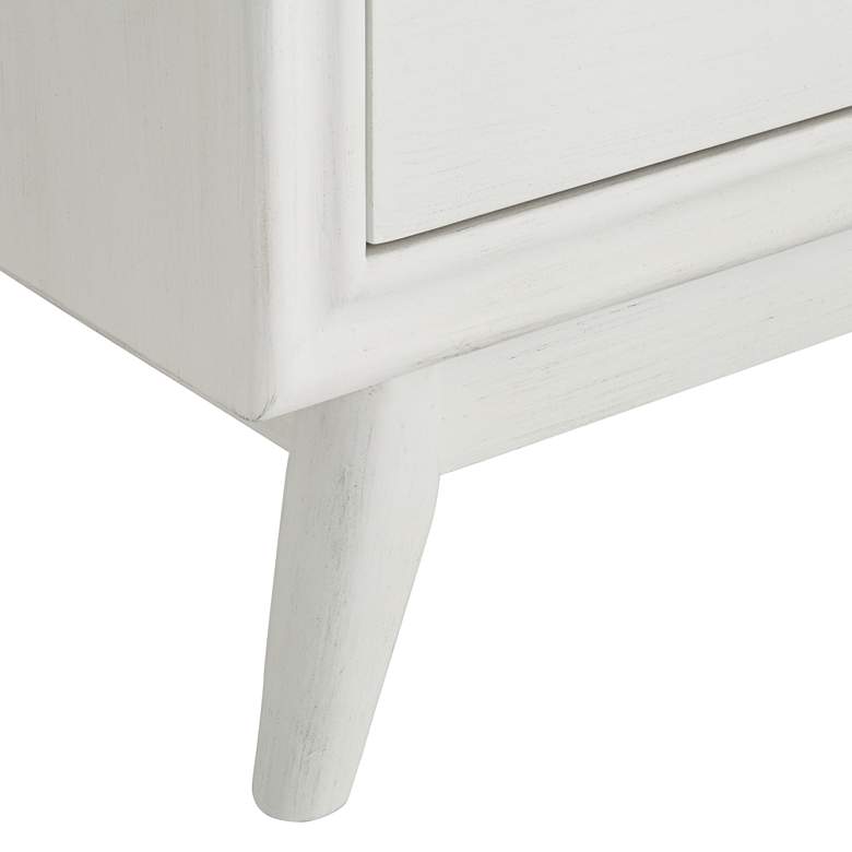 Image 5 Crestview Collection Oslo 32 inchW White 3-Drawer Accent Chest more views