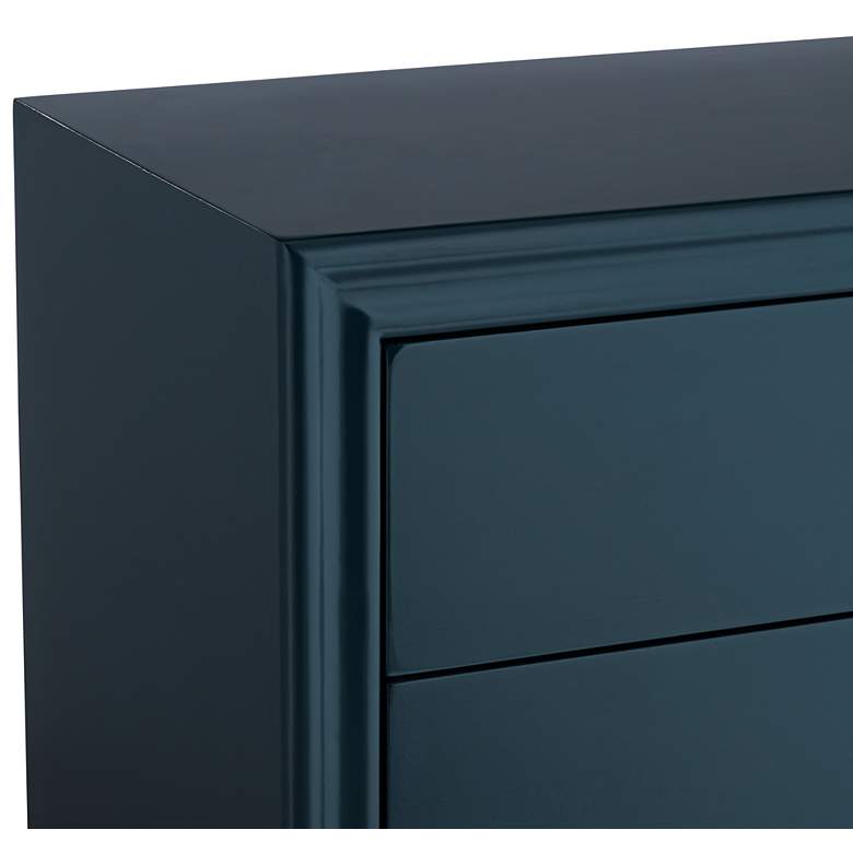 Image 2 Crestview Collection Oslo 32"W Blue 3-Drawer Accent Chests Set of 2 more views