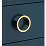 3_Crestview Collection Oslo 32"W Blue 3-Drawer Accent Chests Set of 2 more views
