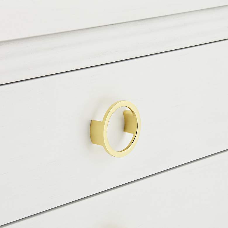 Image 3 Crestview Collection Oslo 32"W White 3-Drawer Accent Chests Set of 2 more views
