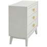 7_Crestview Collection Oslo 32"W White 3-Drawer Accent Chests Set of 2 more views