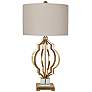 Crestview Collection Parisian Gold Leaf Metal Table Lamp