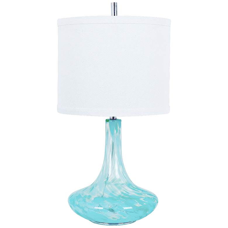 Image 1 Crestview Collection Pasha Light Blue Table Lamp
