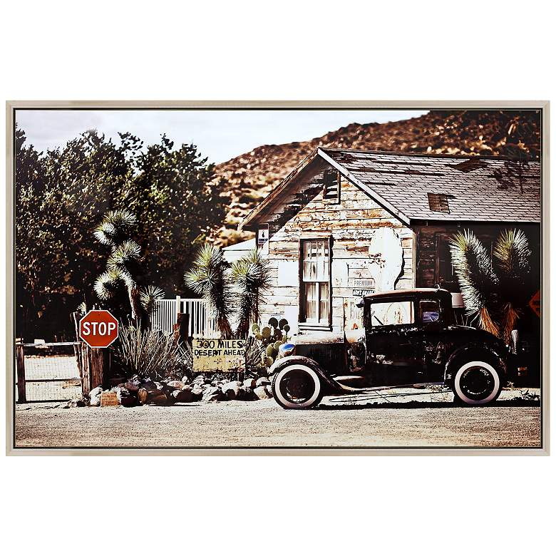 Image 1 Crestview Collection Past Times 48 inch Wide Framed Wall Art