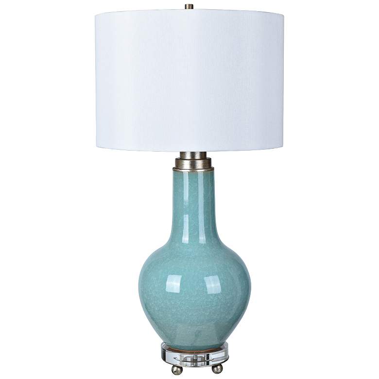 Image 1 Crestview Collection Penta Blue Ceramic Jug Table Lamp