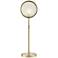 Crestview Collection Phara Soft Brass Uplight Table Lamp