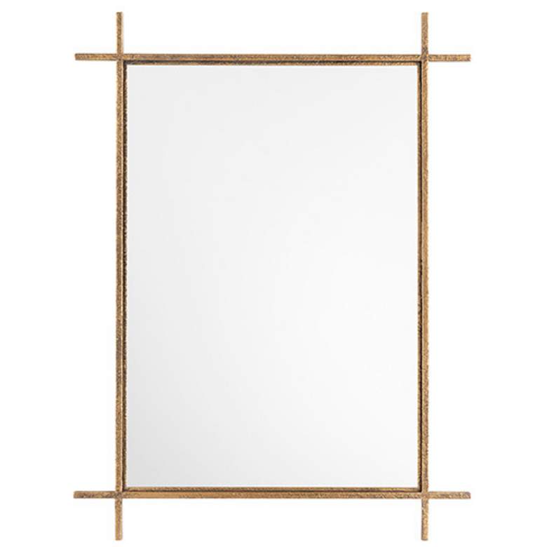 Image 1 Crestview Collection Pierson 48" x 36" Gold Finish Wall Mirror