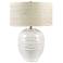 Crestview Collection Piper Fish 26 1/4" White Ceramic Table Lamp