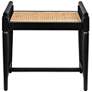 2_Crestview Collection Port Royal 21 3/4"W Black Accent Bench more views