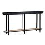 2_Crestview Collection Port Royal 64" Wide Black Console Table more views