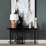 4_Crestview Collection Port Royal 64" Wide Black Console Table more views