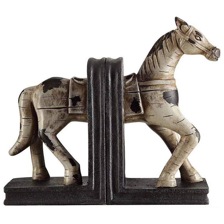Image 1 Crestview Collection Prancing Horse Bookend Set