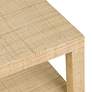 Crestview Collection Providence Raffia Cocktail Table