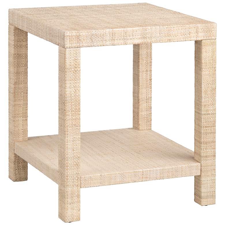 Image 4 Crestview Collection Providence Raffia End Table more views