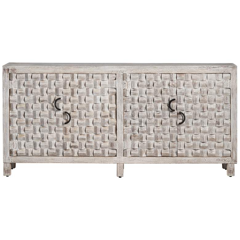 Image 1 Crestview Collection Quincy Four-Door Wooden Sideboard