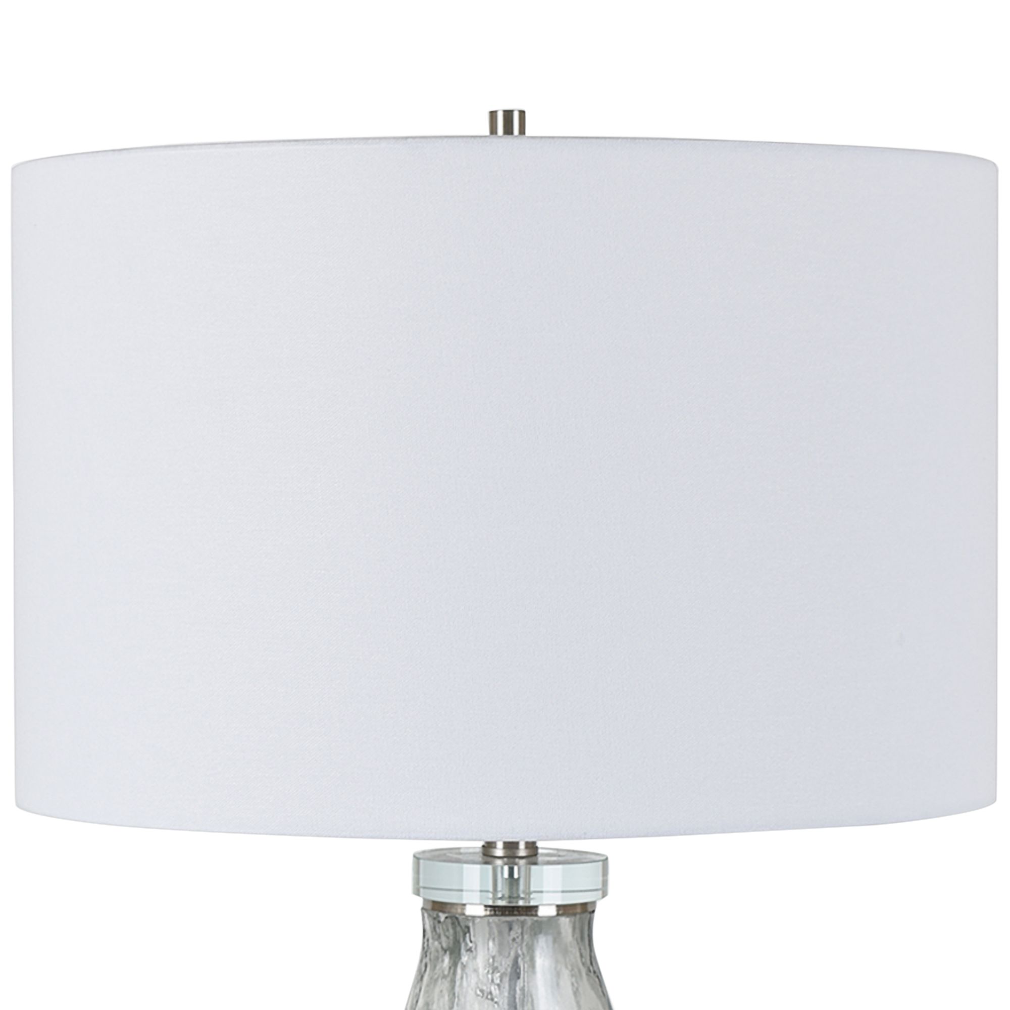 quinn grey and white table lamp