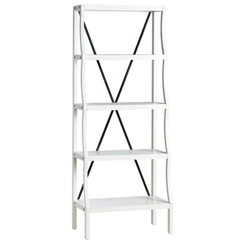 Image 1 Crestview Collection Radcliff Wood and Metal Etagere