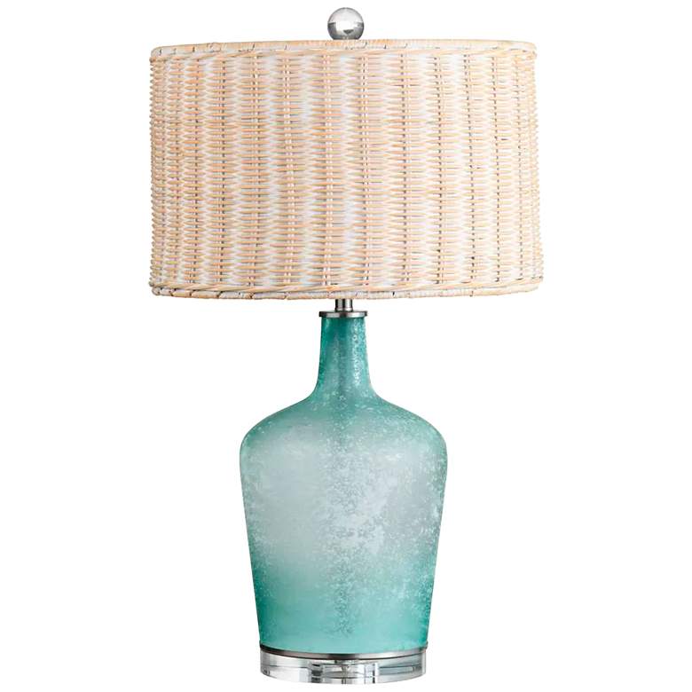 Image 2 Crestview Collection Rainey Coastal Bottle Glass Table Lamp