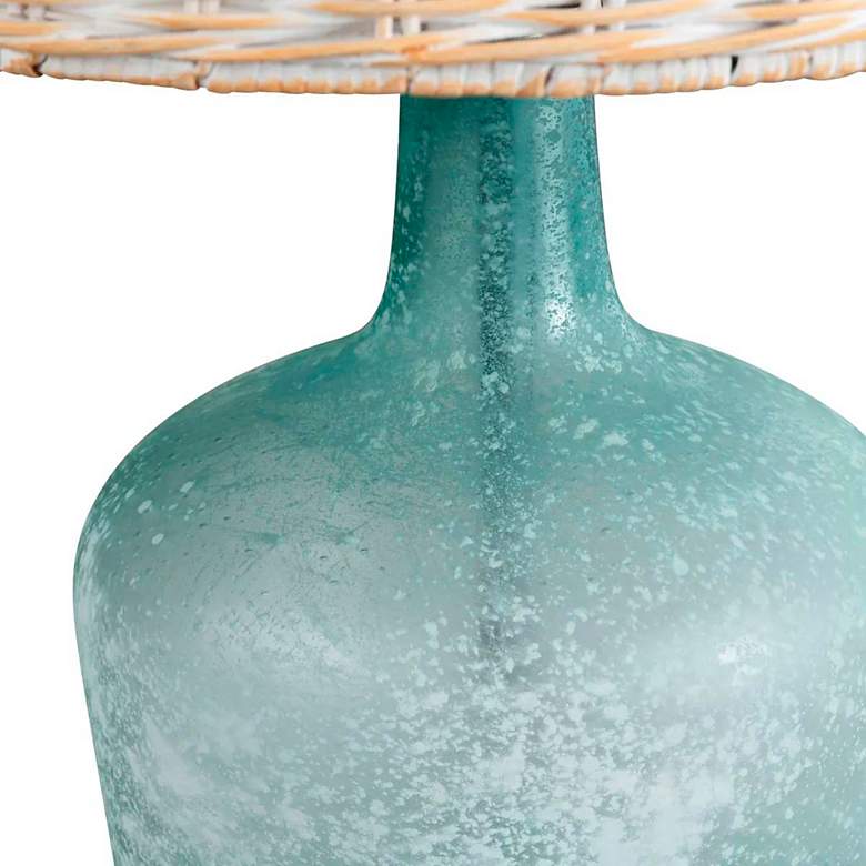 Image 5 Crestview Collection Rainey Coastal Bottle Glass Table Lamp more views