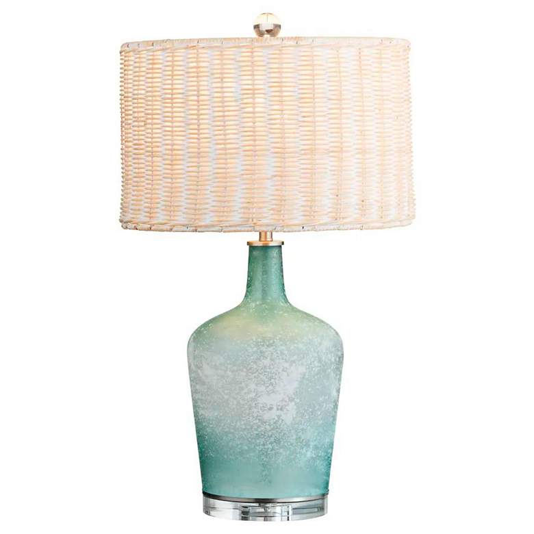 Image 6 Crestview Collection Rainey Coastal Bottle Glass Table Lamp more views