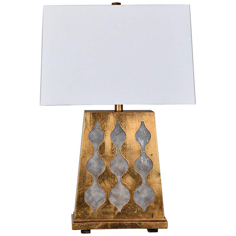 Image 1 Crestview Collection Ravello Gold Night Light Table Lamp 