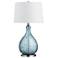Crestview Collection Rayne Blue Tears Glass Table Lamp