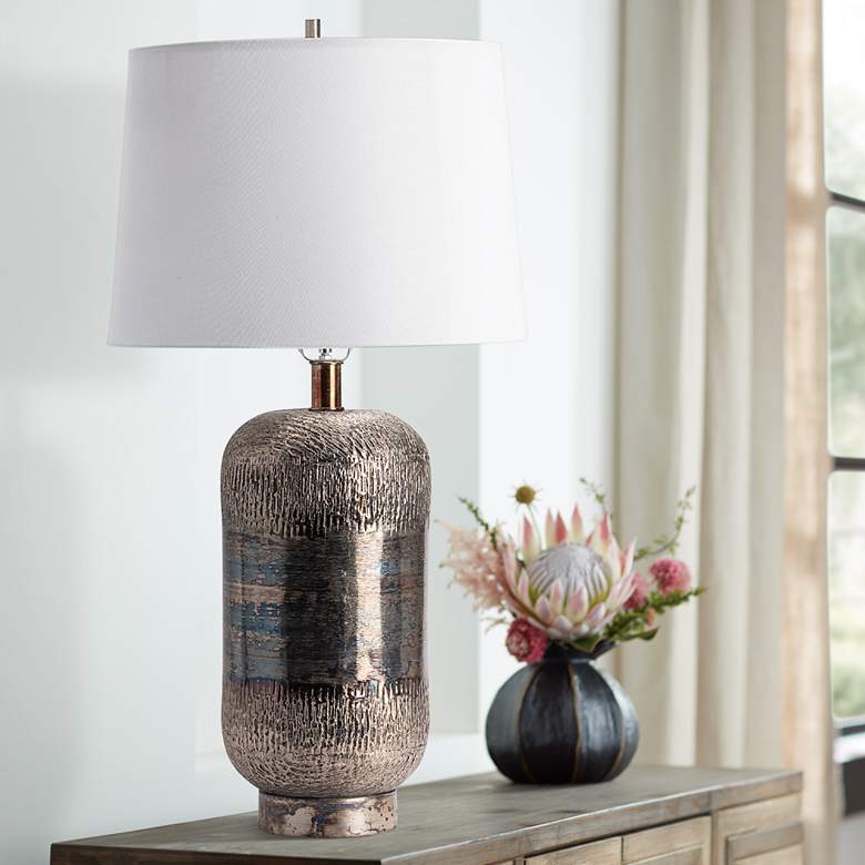 Image 1 Crestview Collection Reynolds Chrome Metal Table Lamp