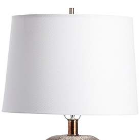 Image4 of Crestview Collection Reynolds Chrome Metal Table Lamp more views