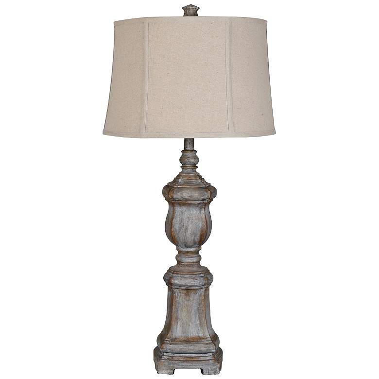 Image 1 Crestview Collection Ridgeline Antique Gray Table Lamp