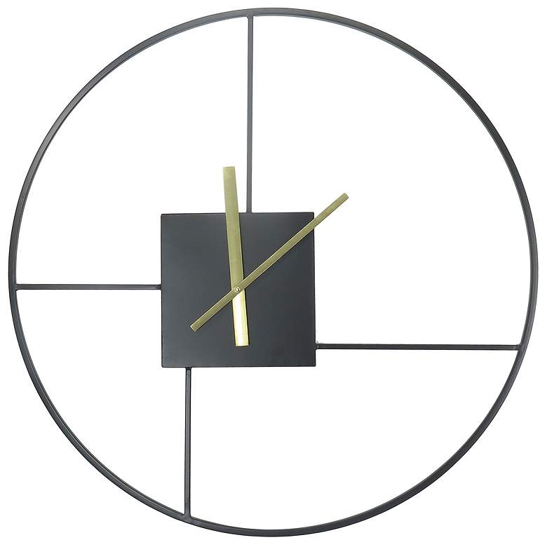 Image 1 Crestview Collection Right Time Metal Wall Clock
