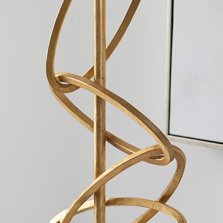 Image 5 Crestview Collection Ringo 29 1/2" High Modern Gold Rings Table Lamp more views