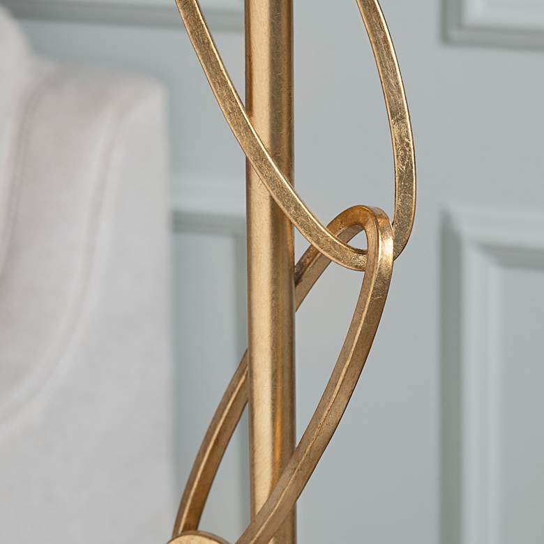 Image 4 Crestview Collection Ringo Gold Floor Lamp more views