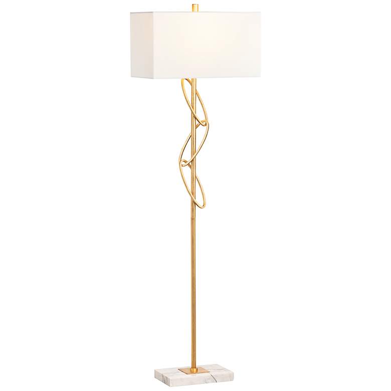 Image 5 Crestview Collection Ringo Gold Floor Lamp more views