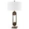 Crestview Collection Roark 33.25" Modern Marble and Metal Table Lamp