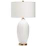 1_Crestview Collection Rock Springs White Ceramic Table Lamp
