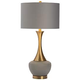 Image1 of Crestview Collection Romia 34.5" Modern Ceramic and Metal Table Lamp