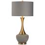 Crestview Collection Romia 34.5" Modern Ceramic and Metal Table Lamp