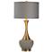 Crestview Collection Romia 34 1/2" Gray Modern Ceramic Table Lamp