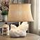 Crestview Collection Rooster White Wash Accent Table Lamp