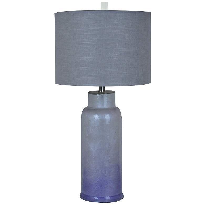 Image 1 Crestview Collection Rossi Orchid Glass Tall Table Lamp